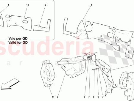 Photo of RECHTE SEITE OBERE FIREWALL ISOLIERUNG…