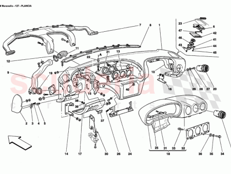 Photo of VERDECKTES ARMATURENBRETT MIT INSTRUMENTEN…