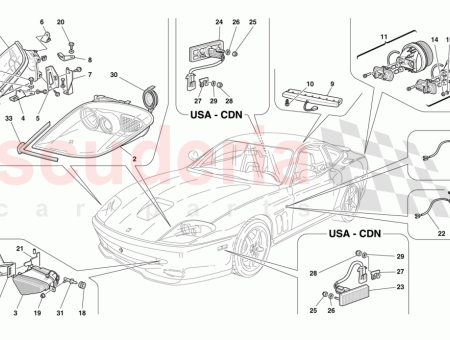 Photo of SCHEINWERFER LINKS ABBLEND FERNLICHT POSITIONS RICHTUNGSLICHT…