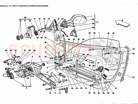 Photo of LINKE SEITE AUSSENSPIEGEL KOMPLETT…