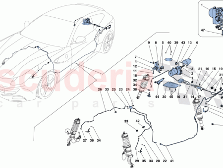 Photo of LEITUNG VOM VORDEREN UNTERBODENTEIL ZUM DREI WEGE ANSCHLUSS…