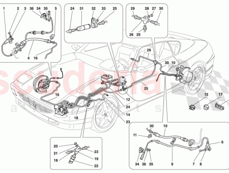 Photo of BREMSLEITUNG VOM REGLER ZUR LINKEN VORDEREN FLEXIBLEN LEITUNG…