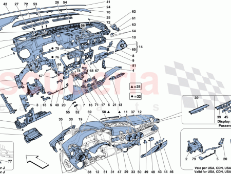 Photo of UNTERBAU UNTERES RECHTES SEITENTEIL DES ARMATURENBRETTS…