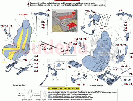 Photo of RECHTER SEITENSITZ KOMPLETT MIT F HRUNGSSCHIENEN…