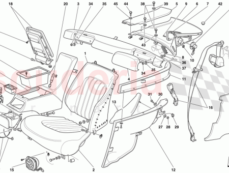 Photo of VERKLEIDETE STRUKTUR F R DIE RECHTE HECKSCHEIBE…