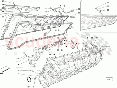 Photo of RECHTE SEITE ZYLINDERKOPFDECKEL…