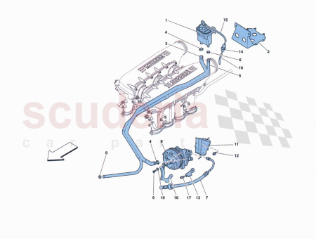 Photo of LEITUNG VOM BEH LTER ZUR SERVOLENKUNGSPUMPE…