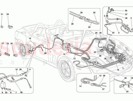 Photo of BREMSLEITUNG VON DER VERBINDUNG ZUR LINKEN HINTEREN FLEXIBLEN…