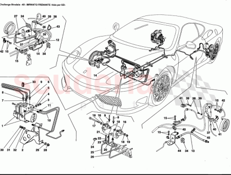 Photo of LEITUNG VOM BREMSKRAFTREGLER ZUM HINTEREN ANSCHLUSS AUF DER…