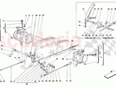 Photo of KOMPLETT RECHTE SEITE DROSSELKLAPPENHALTERUNG…