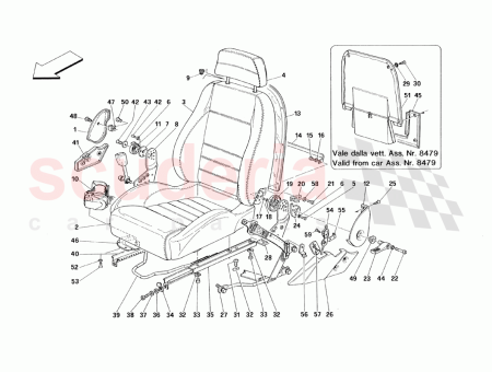 Photo of LINKER SITZ KOMPLETT MIT F HRUNGEN…