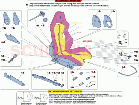 Photo of LINKER RENNSITZ KOMPLETT MIT F HRUNGSSCHIENEN…
