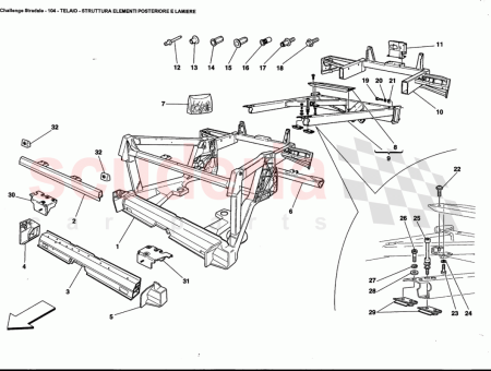 Photo of KOMPLETTER HECKRAHMEN…