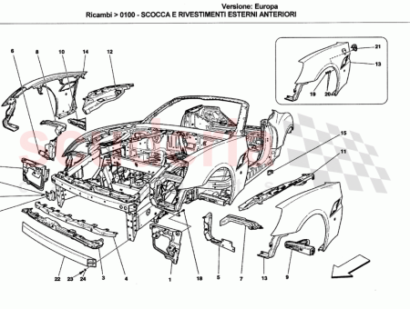 Photo of KOMPLETT RH MODGUARD VORNE…