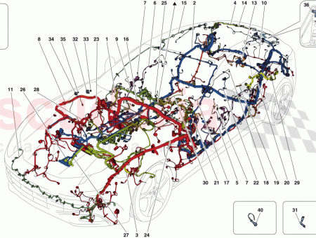 Photo of KABEL F R HINTERE STOSSSTANGE…