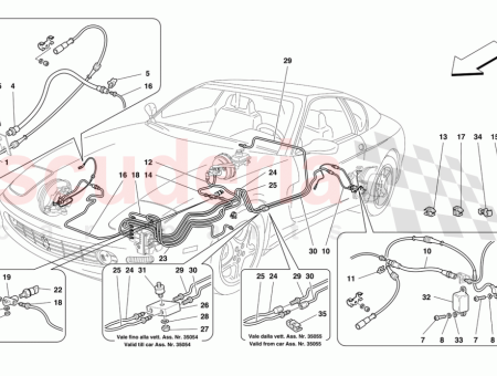 Photo of BREMSLEITUNG VON DER ABS MITTELEINHEIT ZUM HINTEREN ANSCHLUSS…