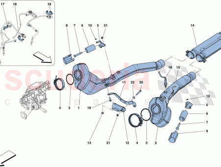 Photo of KOMPLETT LINKE SEITE KATALYSATOR…