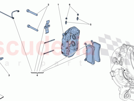 Photo of BREMSSATTEL HINTEN LINKS MIT BEL GEN…