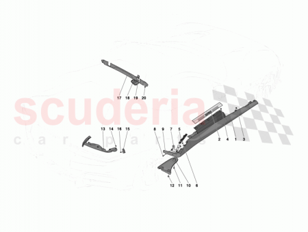 Photo of COMPL LUGGAGE COMPARTMENT HINGE PLATE…