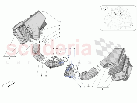 Photo of KOMPLETTER LUFTFILTERKASTEN RECHTS…