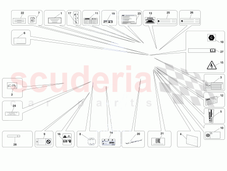 Photo of AUFKLEBER MIT LSPEZIFIKATIONEN F R DEN MOTOR DAS…