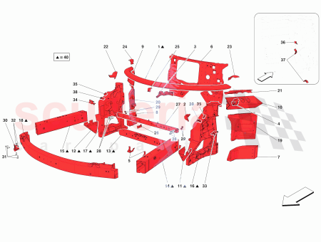 Photo of BOWDENZUG BEFESTIGUNGSB GEL…