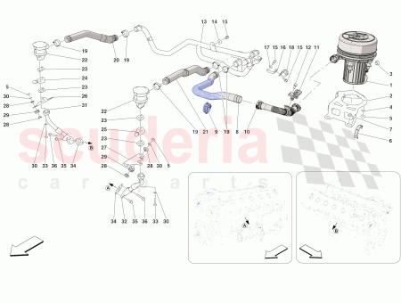 Photo of COMPL MOTORENSEITIGER SCHLAUCHANSCHLUSS DES SEKUND RLUFTSYSTEMS…