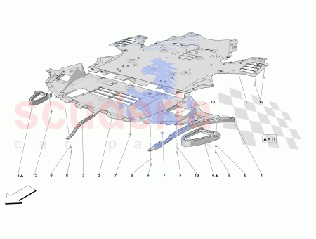Photo of KOMPLETTES VORDERES FLACHES UNTERBODENSCHUTZTEIL…