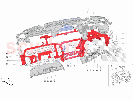 Photo of KOMPLETTER UNTERBAU F R DAS ARMATURENBRETT…