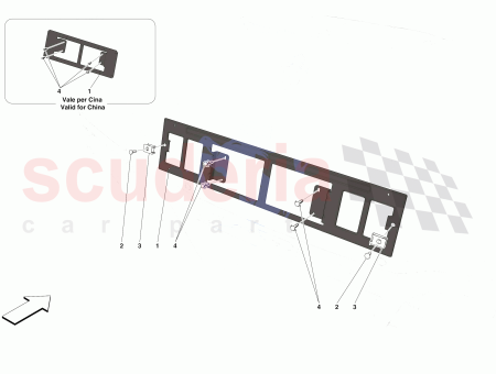 Photo of HINTERE KENNZEICHENHALTERUNG…