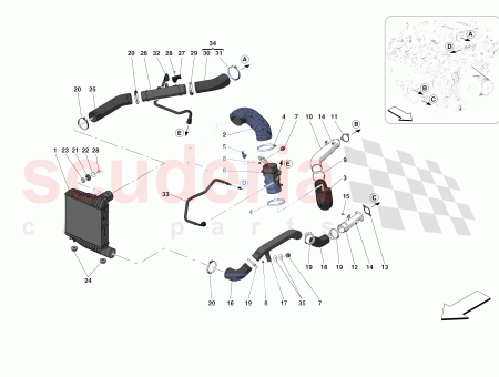 Photo of LEITUNG VOM MOTOR ZUM VENTURI AUF DER LINKEN…