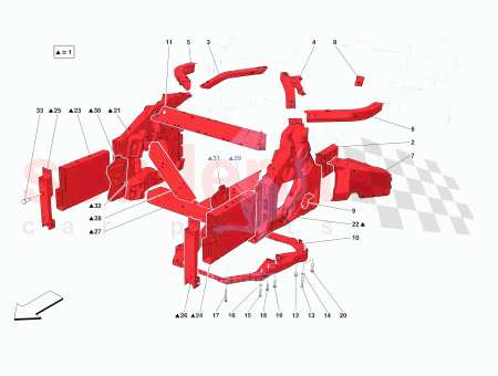 Photo of KOMPLETTES FEDERBEINST TZKREUZ…