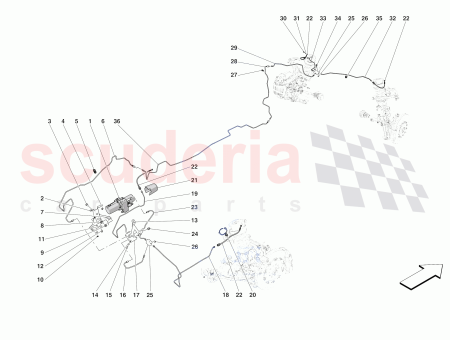 Photo of PIPE FROM ENGINE COMPARTMENT DISCONNECTOR UNION TO THREE…