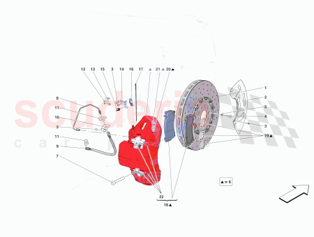 Photo of SATZ BREMSBEL GE VORNE MIT FEDER…