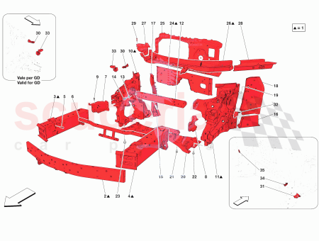 Photo of KOMPL LH VORDERER UNTERBAU ABFLUSSHALTERUNG F R SCUTTLE…