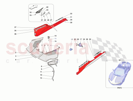 Photo of KOMPL LH HINTERE SEITLICHE KOSMETISCHE VERKLEIDUNG…