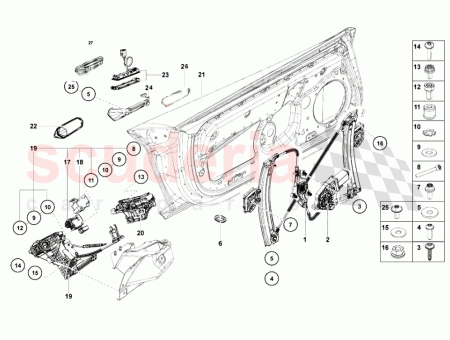 Photo of ELEKTRISCHE FENSTERHEBER DER RECHTEN T R…