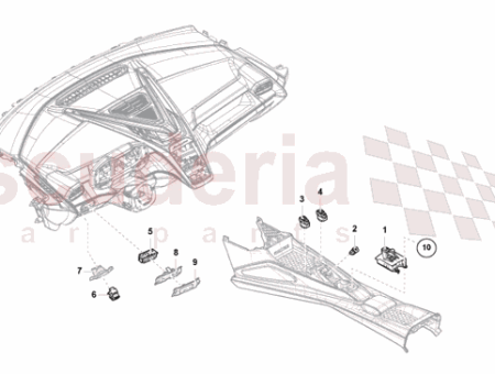 Photo of HAZARD WARNING PUSHBUTTON…