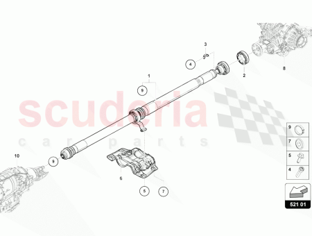 Photo of GELENKWELLE 2 TLG MIT ZWISCHENLAGER…