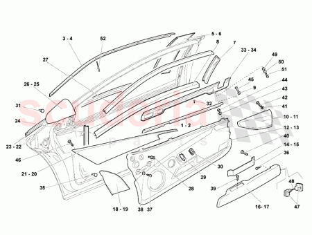 Photo of RECHTE T RVERKLEIDUNG ALCANTARA POLSTERUNG VIN ANGEBEN BIS…