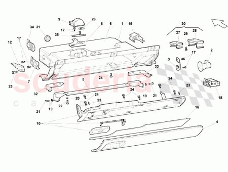 Photo of RECHTE UNTERE ARMATURENBRETTBAUGRUPPE AMI INTERFACE…