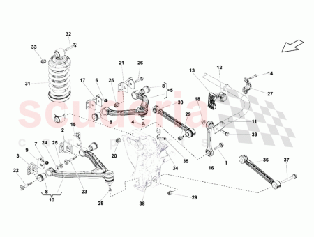 Photo of KIT HINTERACHSE BIS ZUM VIN ALA09565 BEINHALTET LINKE…
