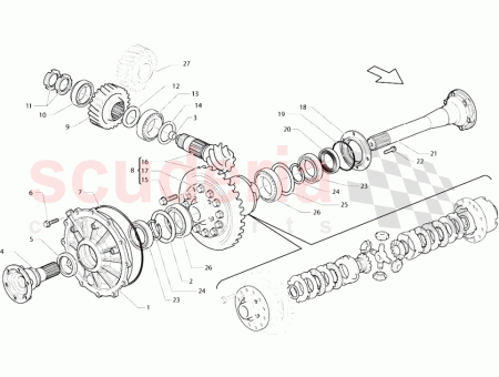 Photo of DIFFERENTIAL KEGELRADPAARUNG 2WD 55 65…