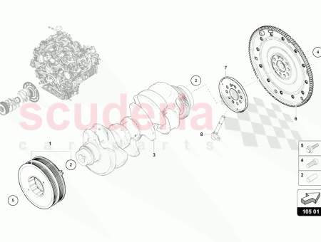 Photo of GERIPPTE RIEMENSCHEIBE MIT SCHWINGUNGSD MPFER…