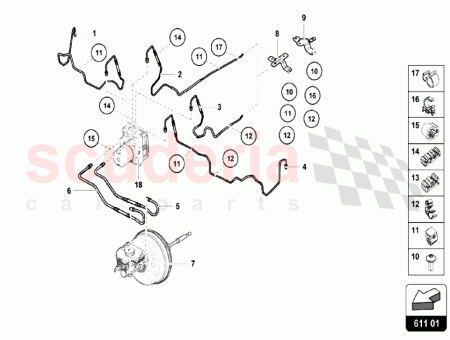 Photo of LEITUNG BREMSANLAGE ABS STEUERGER T…