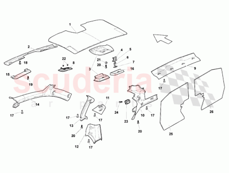 Photo of RECHTE C S ULENVERKLEIDUNG ALCANTARA POLSTERUNG LIEFERWAGEN…