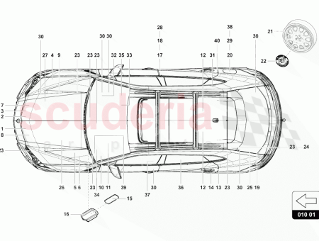 Photo of STICKER WITH PICTOGRAM FOR AIRBAG CHILD S SEAT…