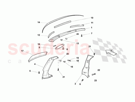 Photo of RECHTE OBERE B S ULENVERKLEIDUNG ALCANTARA POLSTERUNG LIEFERUNG…