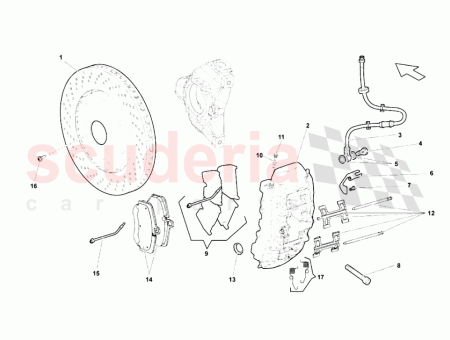 Photo of BREMSSATTEL VORNE LINKS KARBOKERAMIKBREMSE GELBE BREMSS TTEL VORNE…