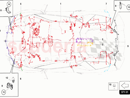 Photo of ZENTRALER KABELBAUM REIFENDRUCKKONTROLLE…